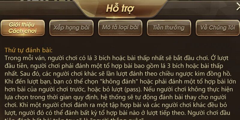 Cách chơi tiến lên