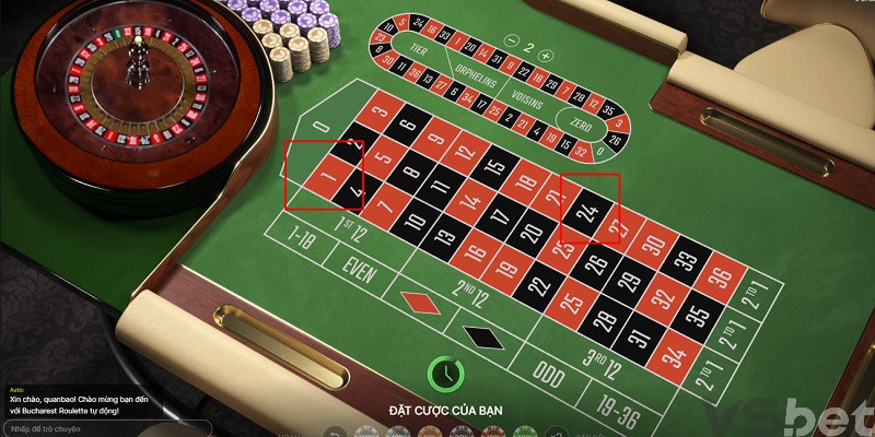Roulette VSBet: Luật chơi cơ bản và mẹo chơi 2026 bất bại