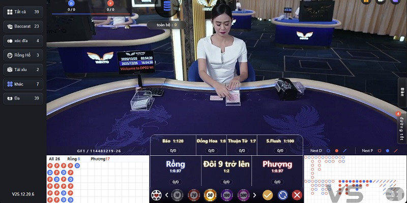 Trác Kim Hoa VSBet: Khám phá game Casino kịch tính 2026