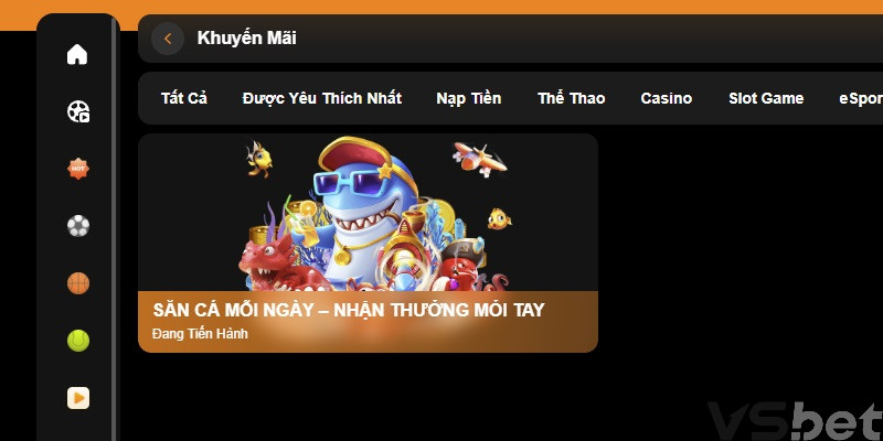 Khuyến mãi Bắn Cá VSBET