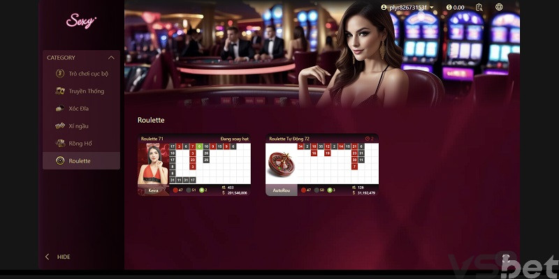 Tổng quan về Roulette VSBet