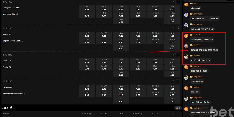 bám sát phân tích để không bị kèo dụ cám dỗ